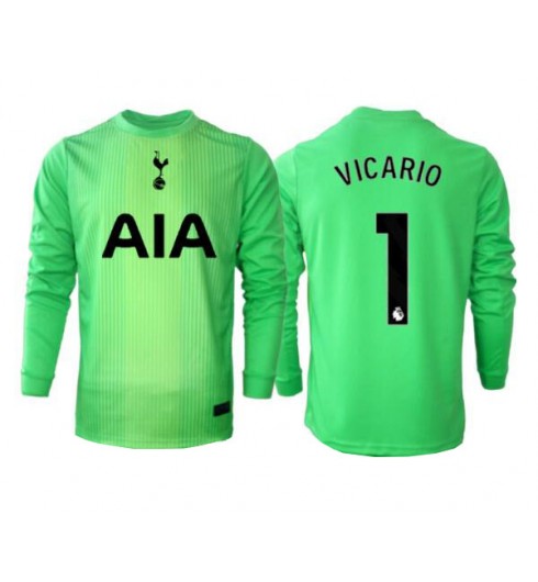 Tottenham Hotspur Guglielmo Vicario #1 Brankářské Domácí Dres 2025-26 Dlouhý Rukáv Tottenham Hotspur Guglielmo Vicario #1 Brankářské Domácí Dres 2025-26 Dlouhý Rukáv